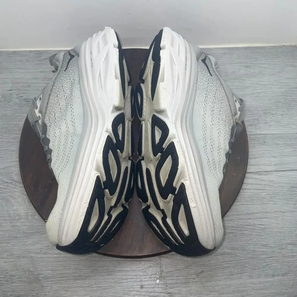 Hoka One One Bondi 8 Shark Grey Men’s Size 11 2E Wide Running Shoes 1127953-SHMS